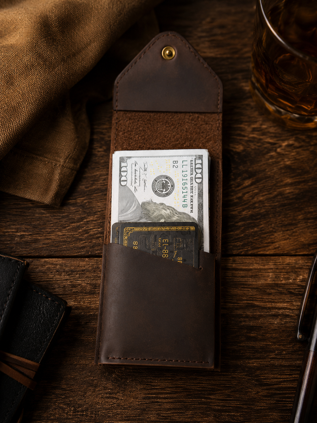 Vertical Snap Wallet