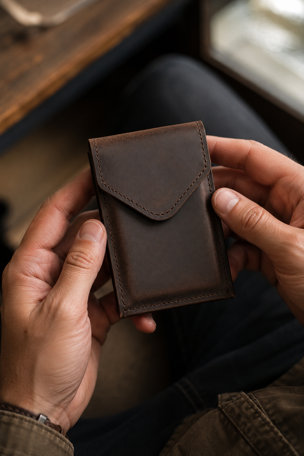 Vertical Snap Wallet